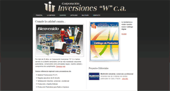 Desktop Screenshot of inversionesw.com